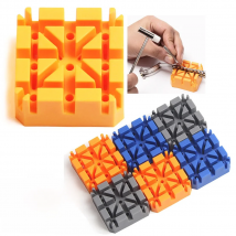 Thicken Watch Band Bracelet Holder Watch Strap Pins Remover Repair Tool Block Hammer Punch Tools Kit Fixed Base Accessories