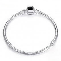 Handmade Original Fine Jewelry 925 Silver Charm Bracelet Soft Smooth Snake Bone Bracelets for Women