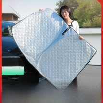 Upgrade 6 Layer ModelY Car Windshield Sun Shade For Tesla Model 3 Y S X Visors Auto Blocks Front Window Sunscreen Sunshade Cover