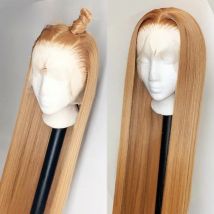 #27 Colored Straight 13x4 Lace Front Wig Human Hair Wigs Peruvian Hair Wig For Black Women Pre-Plucked AliPearl Hair