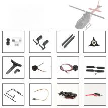 YXZNRC F08 Bell-206 1:27 RC Helicopter F08 All spare part   Rotor Housing Fuselage Main Blade Motor