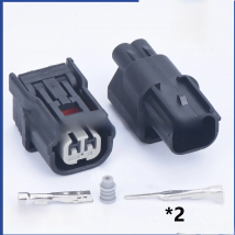 2 sets 2 Pin way HV 040 Male or Female Auto Connector ABS Sensor Plug Press Switch Ignition Coil For Honda 6189-7036 6189-6905