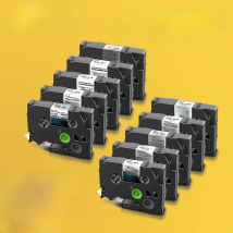 6/9/12mm Heat Shrink Tube Tape for Brother HSe-231 HSe-631 HSe 231 631 Hse-211 Hse-221 611 Label For Brother P touch Label Maker