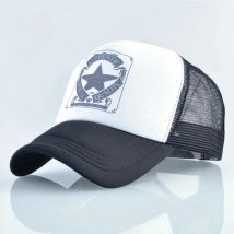 Fashion Trucker Hat For Men And Women Summer Mesh Baseball Cap Unisex Snapback Hip Hop Bone Mosculino Casquette Kpop Gorras