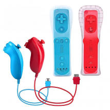 For Wii Console Wireless Joystick Remote Controller with Motion Plus Gamepad with Nunchuck Controller for Wii Games