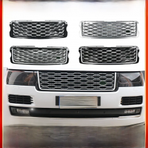 ROVCE ABS Car Front Bumper Grille For Land Rover Range Rover Vogue L405 upgrade 2013 -2022 Mesh Grills New Style Accessories