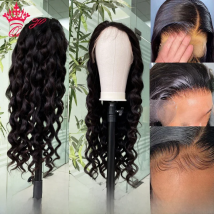 Queen Hair Real HD 13x6 13x4 FULL FRONTAL Loose Wave Wig 5x5 6x6 7x7 HD Closure Pre Plucked HD Melt Skin Lace Wig Raw Human Hair