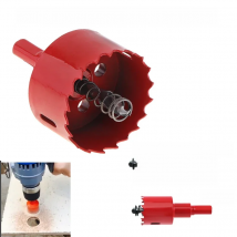50mm M42 Bi-Metal Hole Saw Drilling Hole Cut Tool with Sawtooth and Spring Wood Drilling for PVC Plate / Woodworking