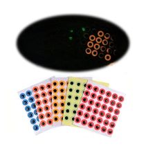 50PCS Luminous Glow 3D Fish Eyes for Fly Tying Lure Soft Bait Making Doll DIY with Back Glue 3mm 4mm 5mm 6mm 7mm 8mm 10mm