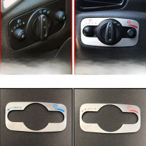 Car Styling Headlight Adjustment Switch Trim Decorative Stickers Cover For Ford Fiesta Ecosport Mondeo S-MAX C-MAX