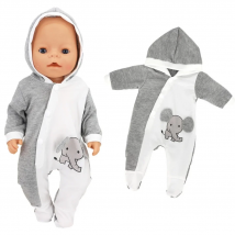 Unicorn Doll Onesie Suit for 17-18 Inch Baby Born Doll 43cm Doll Clothes Holiday Birthday Gift without Doll