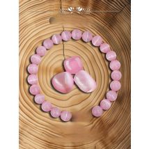 Natural Pink Cat Eye Stone Beaded Bracelet for Emotional Balance Positive Energy Healing & Protection Jewelry Gift for Women​