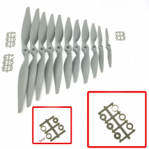 Gemfan APC Nylon Propeller 5x5/6x4/7x5/8x4/8x6/9x6/10x5/10x7/11x5.5/12x6/13x6.5/14x7/16x8/17x10 Props for RC Model Airplane