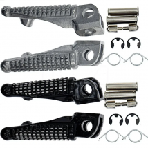 For Kawasaki NINJA ZX6R ZX636 ZX9R ZX10R ZX12R 250R EX250 ER6N ER6F ER6 650R EX650 GTR1400 Motorcycle Front Footrests Foot pegs