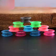 Fenice Colorful Silicon Rubber Grooming Scissors Ring Durable Hair Cutting Shears Accessories Sewing Tools Fit For Pet Shears