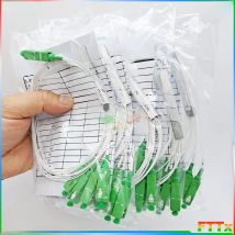 High Quality 5/10pcs/lot Splitter 1X2 1X4 1X8 1X16 1X32 PLC SC/APC Fiber Optic Single Mode 0.9mm G657A1 LSZH 1m  PVC