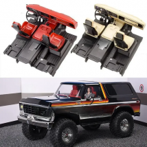 RC Car Full Interior Body Shell Cab Seat Kit for 1/10 RC Crawler Trax For TRX-4 For TRX4 Bronco G161R