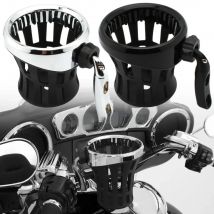 Motorcycle Handlebar Mounted Drink Cup Driver Drink cup Holder For Harley Road King Electra Glide Sportster Dyna Softail 1996-UP