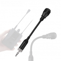 Professional Handheld Style Unidirectional Condenser Microphone For Sennheiser Wireless BodyPack Transmitter 3.5 mm Lockable Mic