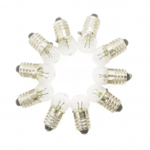 10PCS Sample 0.3A 1.5V 2.5V 3.8V / 5.2V 6.2V 0.5A Small Incandescent Bulbs Light Beads
