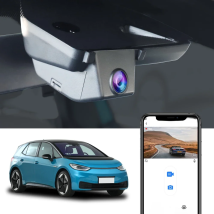 Fitcamx 4K Dash Cam for VW ID.3 (ID3) & Cupra Born 2020-2026, for ID.7 2023-2026, 2160p Car Camera for Volkswagen, OEM Style DVR