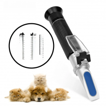 Yieryi Cats Dogs Urine Refractometer Professional Pet Protein Hemoglobin Specific Gravity Meter Veterinary Medical Tools ATC
