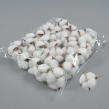 80pcs 6cm 5colors White Artificial Cotton Flower Heads Decorative Flowers for diy wedding Home Party Banquet Decoration