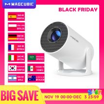 Proiettore Magcubic HY300 Pro 8K Android 14 Dual Wifi6 290ANSI Allwinner H726 BT5.0 1080P 1280*720P Home Cinema Proiettore esterno