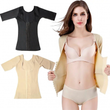 New Seamless Short-sleeve Shapewear Waist Abdomen Control Corset Tops Body Shaper Undershirt for Women Shapers Tops Blouse