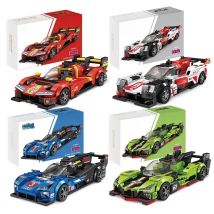 11 Types Speed Champions Car Hypercar Building Blocks MOC Construction Bricks Famous Sport Vehicle Toys Gift For Children Kids