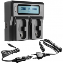 For Canon LP-E19 LP -E19 Dual Battery Charger with USB Port for Canon LP E19 LP-E4N LP-E4 Camera Battery accessories
