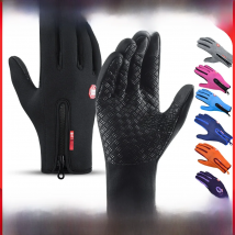 Winter Gloves For Men Bike Cycling Gloves Windproof Cold Proof Full Finger Outdoor Waterproof Bicycle Motorcycle Riding Mitten