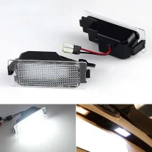 2Pcs Error Free Car LED License Number Plate Light Lamps For Ford Edge 2007-2014 Escape 2008-2012 Mercury Mariner 2007-2011