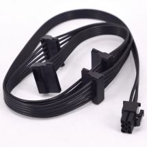 PCI-e 6Pin 1 to 3 SATA SSD Power Supply Cable GPU 6 Pin for CORSAIR TX850M TX750M TX650M Modular