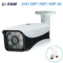 Ahd kamera 8mp 5mp 2mp outdoor wasserdicht 6 stücke array lichter 4k 1080p cctv sicherheits video überwachungs kamera für ahd dvr system