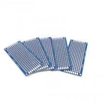 5pcs 3x7cm 30x70 mm Blue Double Side Prototype PCB Universal Printed Circuit Board Protoboard For Arduino