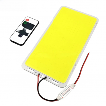High Bright Dimmable 100W 12V LED COB Light Panel with Dimmer Matrix LED Board for Outdoor Lighting Camping Lamp Car Bulb DIY