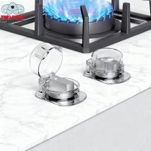1/3Pcs Stove Knob Covers Child Safety Plastic Kitchen Safety Guards Universal Gas Oven Lock Protectors Home Cookware Security