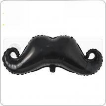 Big Little Man Baby Shower Decorations Balloons Mustache Shape Ball Halloween Black Beard Christmas Balloon Kids Toys Supplies
