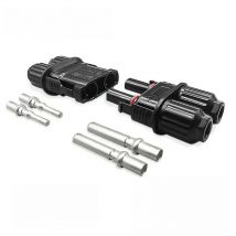 IP67 50A 24V Waterproof Male Female Connector Parking Air Conditioning Retrofit Plug 12V Generator Battery Joint F 6-10AWG Wire