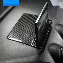 For Audi A3 8y S3 8p RS3 Carbon Fiber Central Control Navigation Screen Decor Sticker Trim Cover Sticker Car Accessories