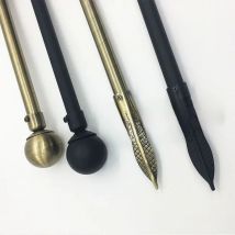 Hanging Rod For Tapestries Telescopic Pole Curtain Pine Cone Roman Rod 60-110CM Not Fade Included Nails