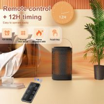 Tragbare elektrische Heizlüfter Desktop-Wärmermaschine Winter PTC Keramik Heiz- und Kühlventilator für Zuhause Schlafzimmer Wohnzimmer Büro