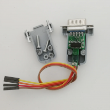Female Hole Male Pin Serial COM Port TTL Level Shell RS232-TTL Two-Way Converter Mutual Conversion Module