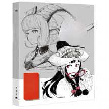 Textured Black and White illustration Book Comic Drawing Technique Beautiful Girl Hand Painted Anime Painting Sketch Book