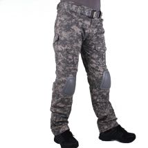 VULPO Hunting Camouflage Pants Tactische Broek ACU Broek En Kniebeschermers Militaire Game Cosplay Uniform