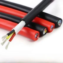 1~10m Soft Silicone Rubber Cable sq 0.3 0.5 0.75 1 1.5 2.5 4 6mm, 2 3 4 6 Cores Insulated Flexible Copper High Temperature Wire