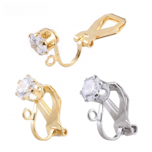 UNNAIER 2/10 pieces ear clip French ladies invisible painless diamond no piercing high-end earring supplies 2023 fashion trend