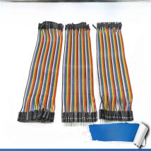 Dupont line 120pcs 20cm male to male + male to female and female to female jumper wire Dupont cable for Arduino diy kit hjxrhgal