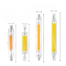 LED R7S Glass Tube 118mm J118 78mm  J78 COB Light Bulb AC 110V 220V 230V 240V Dimmable Home Lighting Replace Halogen Lamp